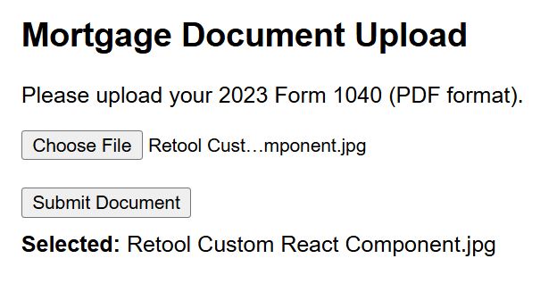 React File Input Component