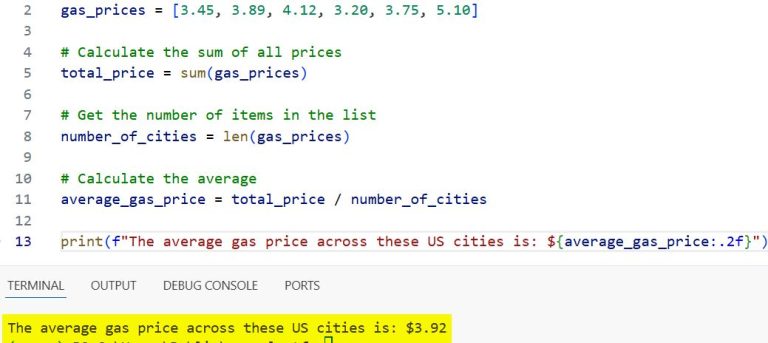 Ways to Calculate the Average of a List in Python