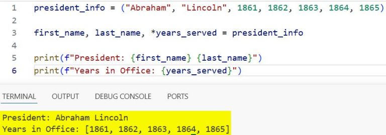 How to Access Elements in a Python Tuple