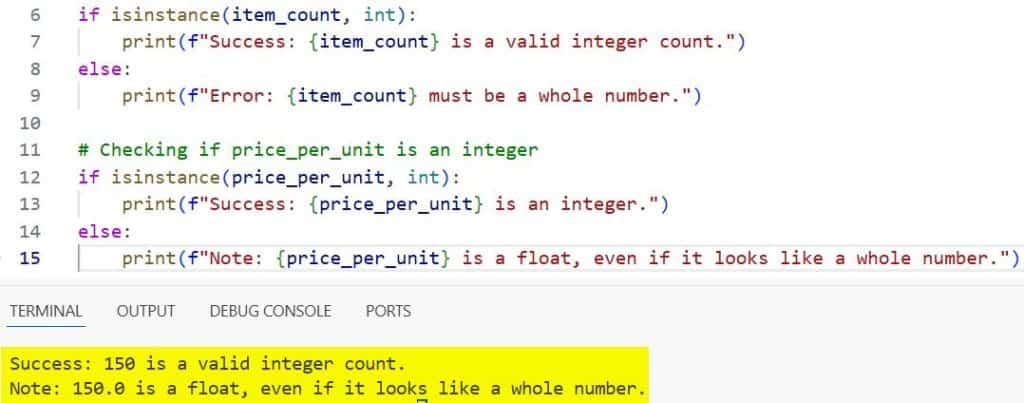 python is integer