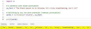 How to Split a Sentence into Words in Python