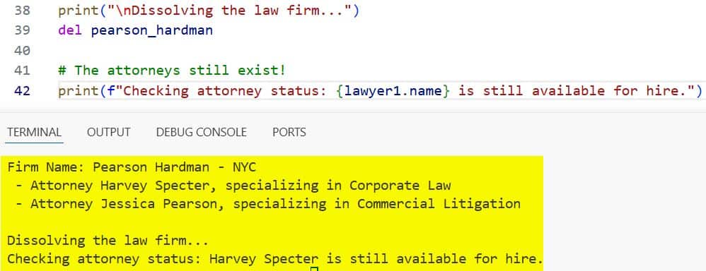 Aggregation vs Composition in Python