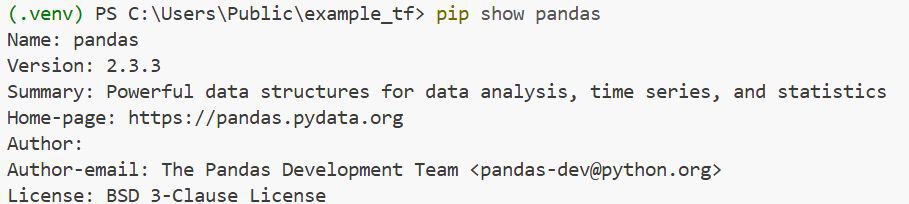 Check Pandas Version