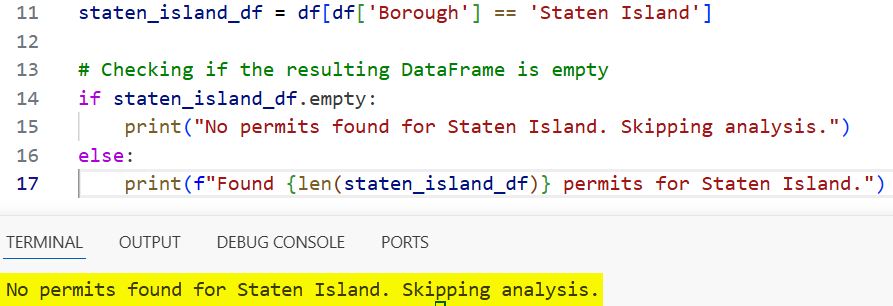 Check if a Pandas DataFrame is Empty
