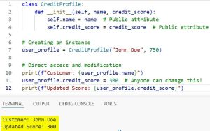 Data Encapsulation in Python