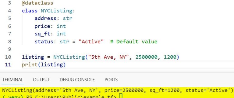 Python Dataclass vs. Normal Class