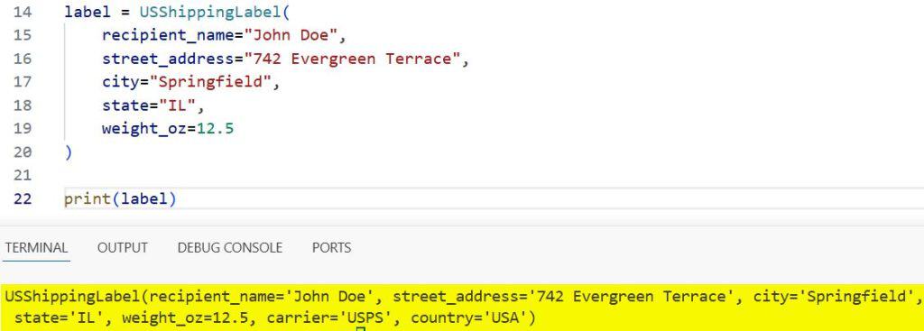 Default Values and Type Hints in Python Dataclasses