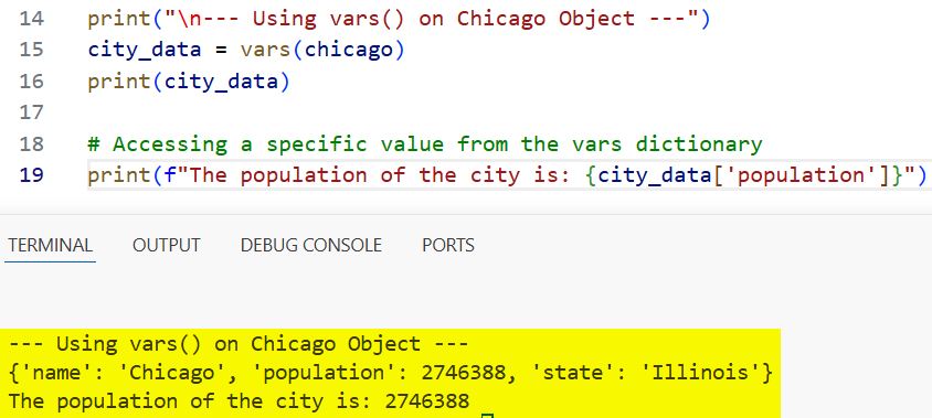 Difference Between Python dir() and vars()