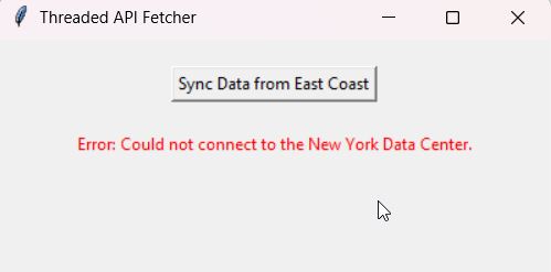 Exception in Tkinter Callback