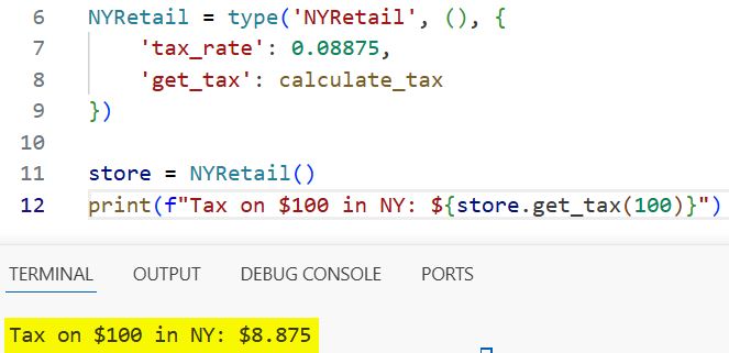 How Python type() Works as Metaclass