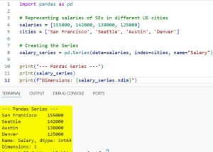 Pandas Series vs DataFrame