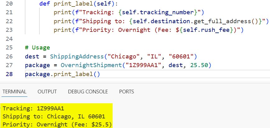 Python Difference between Composition and Inheritance