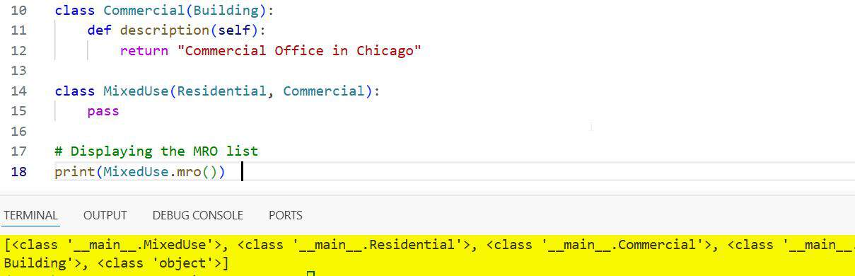 Method Resolution Order (MRO) in Python