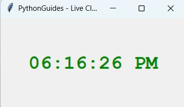 Update Tkinter Label Text