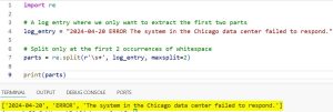Python Split Regex