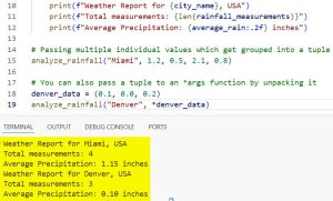 How to Pass Tuples to Python Functions