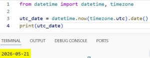 How to Get UTC Time in Python
