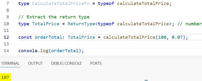 How to Get the Return Type of a Function in TypeScript