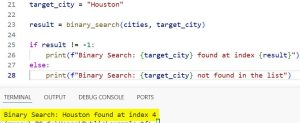 Linear Search vs Binary Search in Python