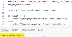 Linear Search vs Binary Search in Python