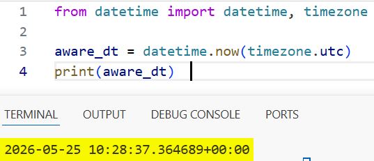 Naive and Aware Datetime in Python Naive and Aware Datetime in Python