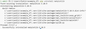 How to Upgrade or Uninstall Matplotlib in Python