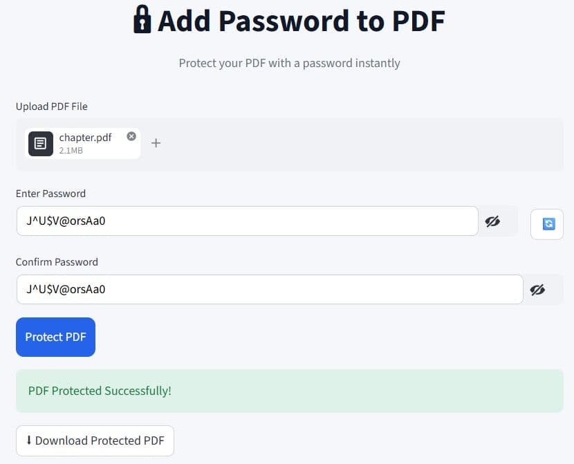 Upload PDF and Add Password Using Python Upload PDF and Add Password Using Python