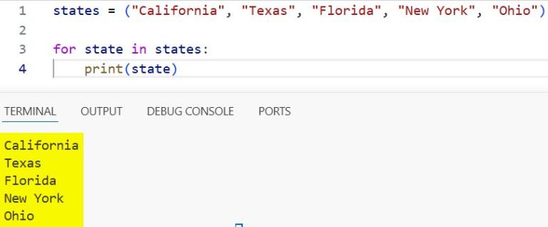 How to Iterate Through Tuples in Python
