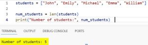 How to Find the Number of Elements in a Python Array