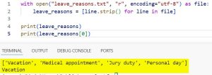 How to Read a File into an Array in Python