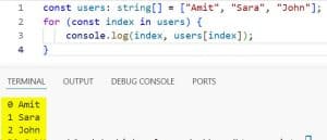 Master For Loop in TypeScript