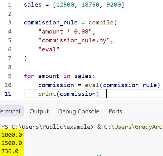 compile Function Python compile() Function Python