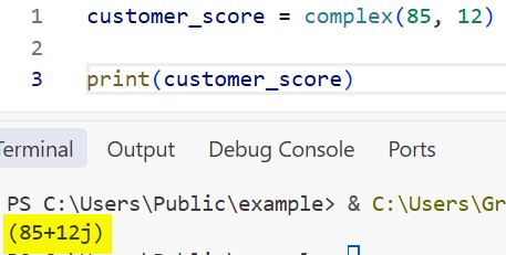 complex() Function Python
