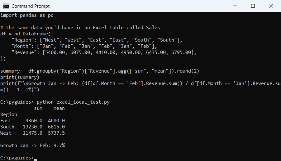 How to Use Python in Excel (=PY Function Guide)